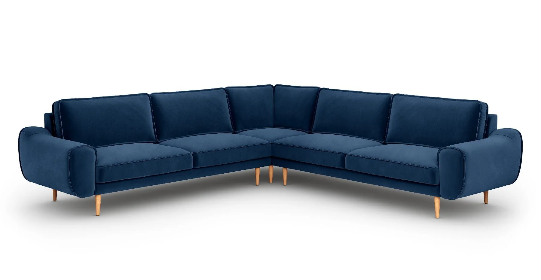 Klem 290 x 290 Köşe Ahşap Ayak - Kadife - Image 3