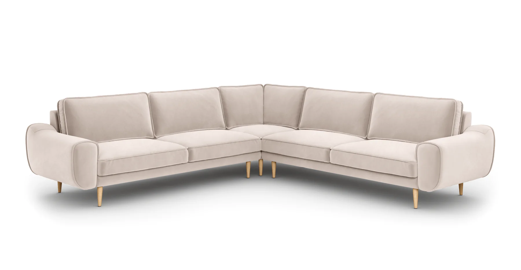 Klem 290 x 290 Köşe Ahşap Ayak - Kadife - Image 34