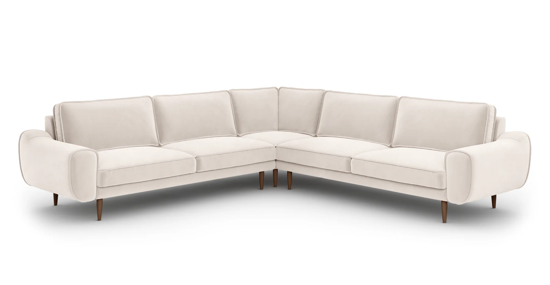 Klem 290 x 290 Köşe Ahşap Ayak - Kadife - Image 37