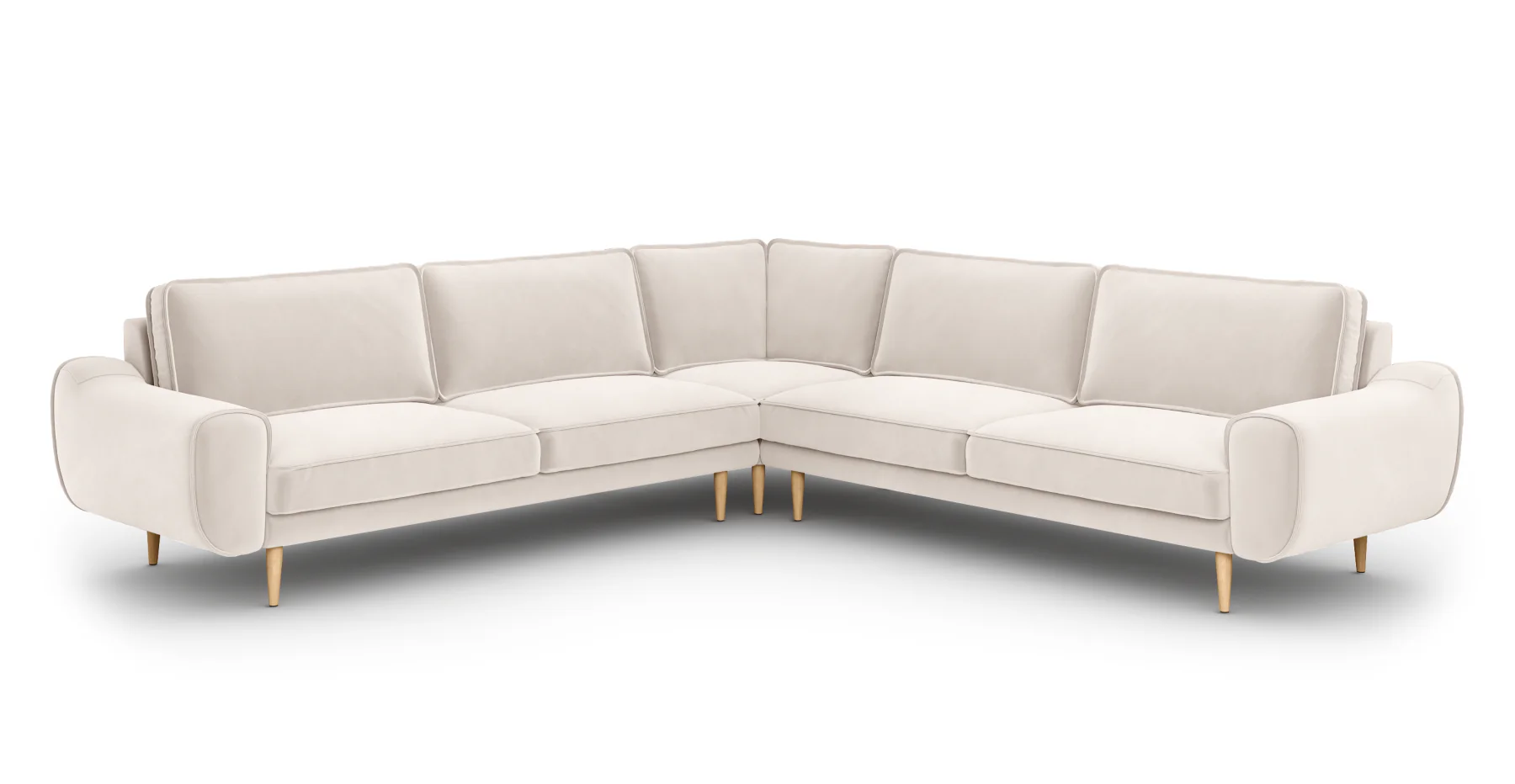 Klem 290 x 290 Köşe Ahşap Ayak - Kadife - Image 38