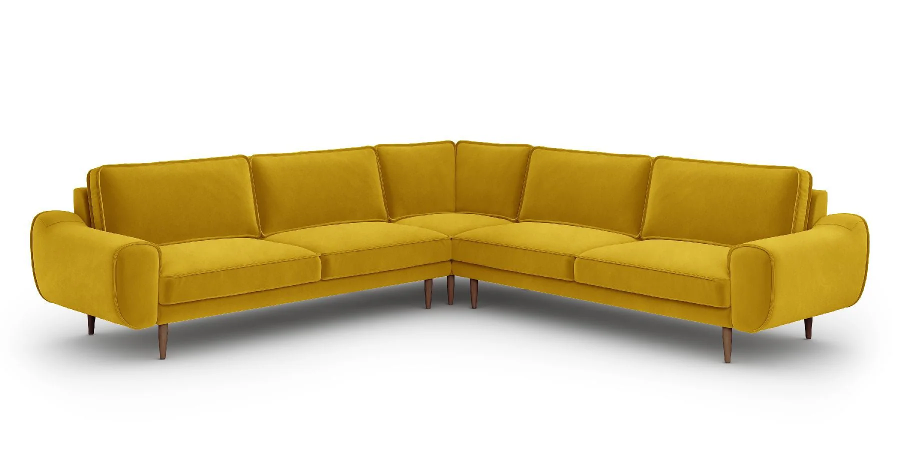 Klem 290 x 290 Köşe Ahşap Ayak - Kadife - Image 8