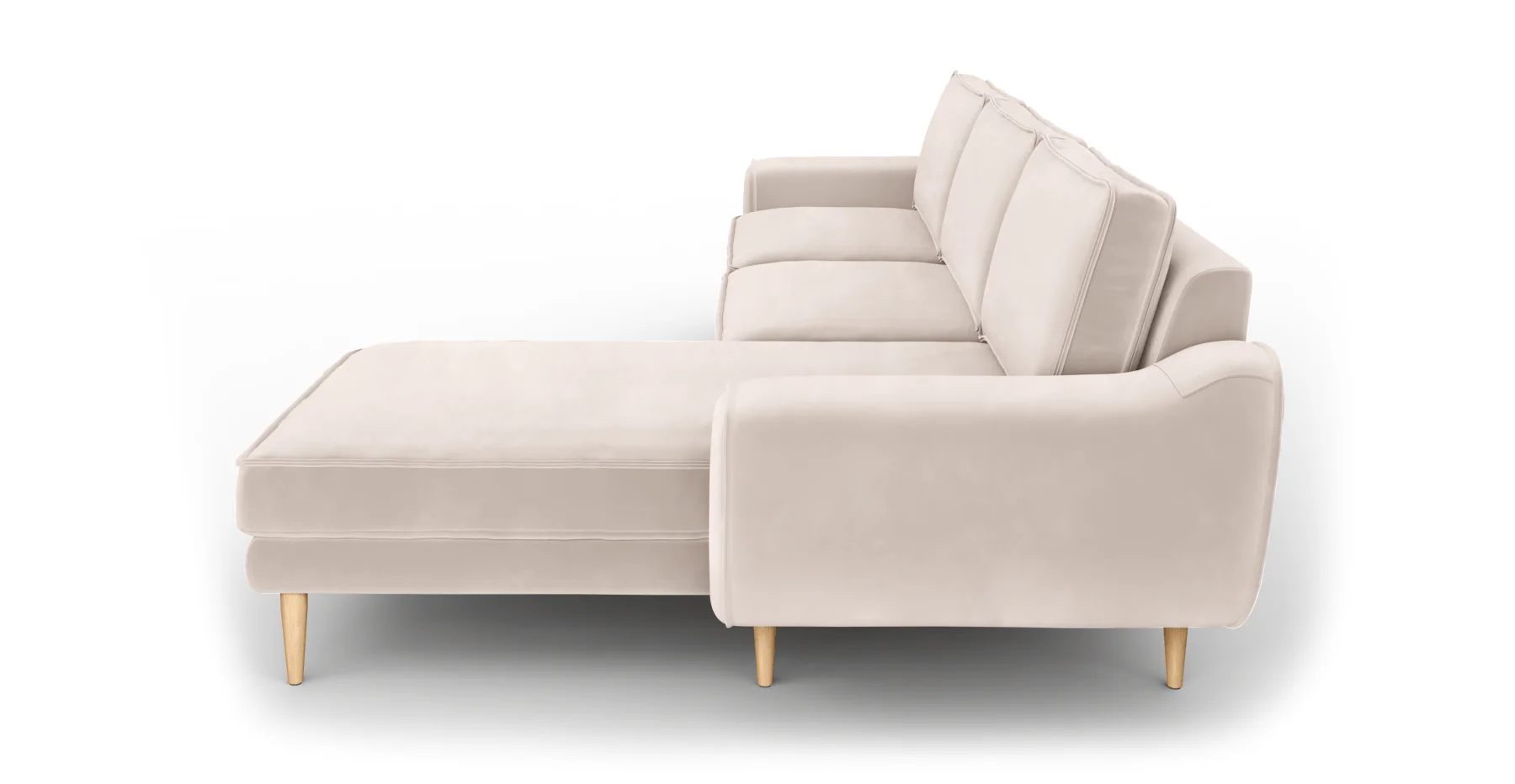 Klem 306 x 171 Köşe Ahşap Ayak - Kadife - Image 104