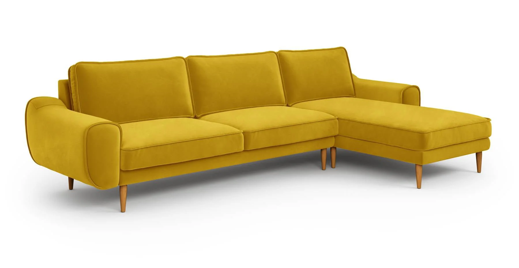 Klem 306 x 171 Köşe Ahşap Ayak - Kadife - Image 35