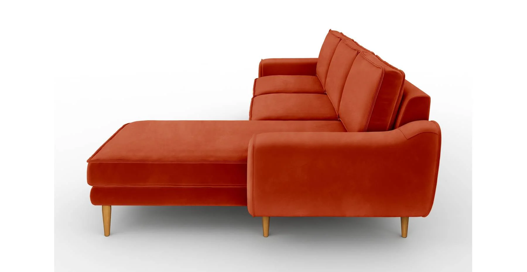 Klem 306 x 171 Köşe Ahşap Ayak - Kadife - Image 44