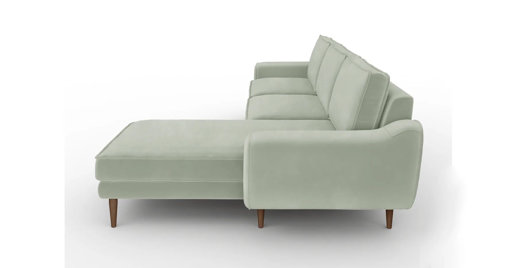 Klem 306 x 171 Köşe Ahşap Ayak - Kadife - Image 65