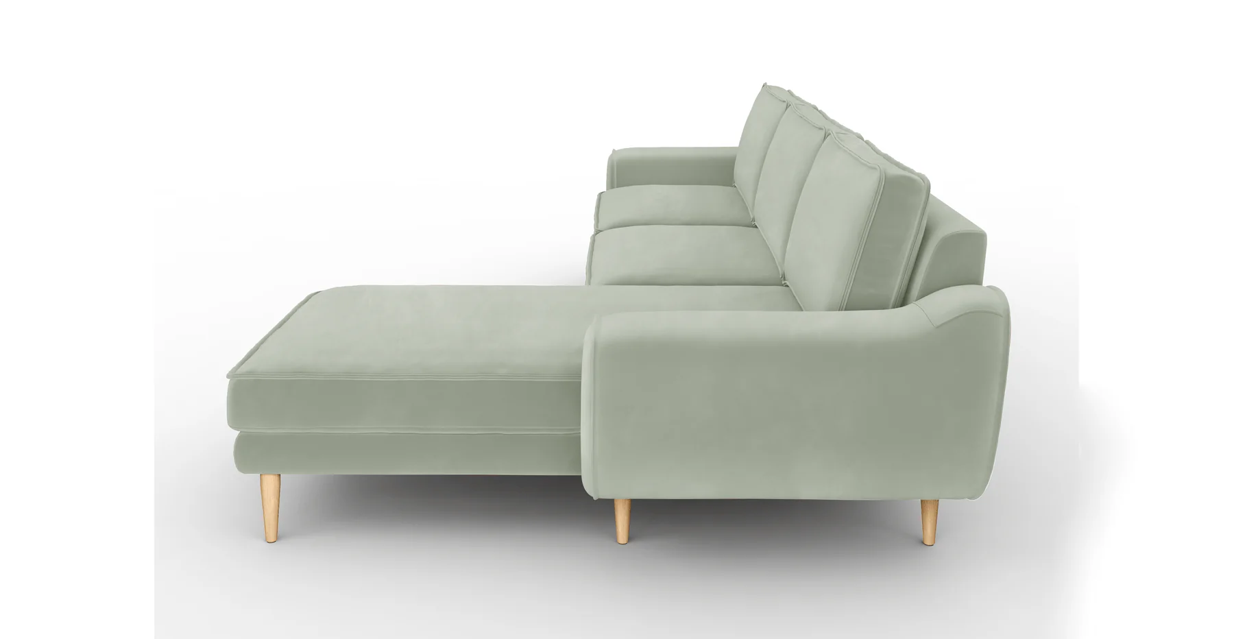 Klem 306 x 171 Köşe Ahşap Ayak - Kadife - Image 69