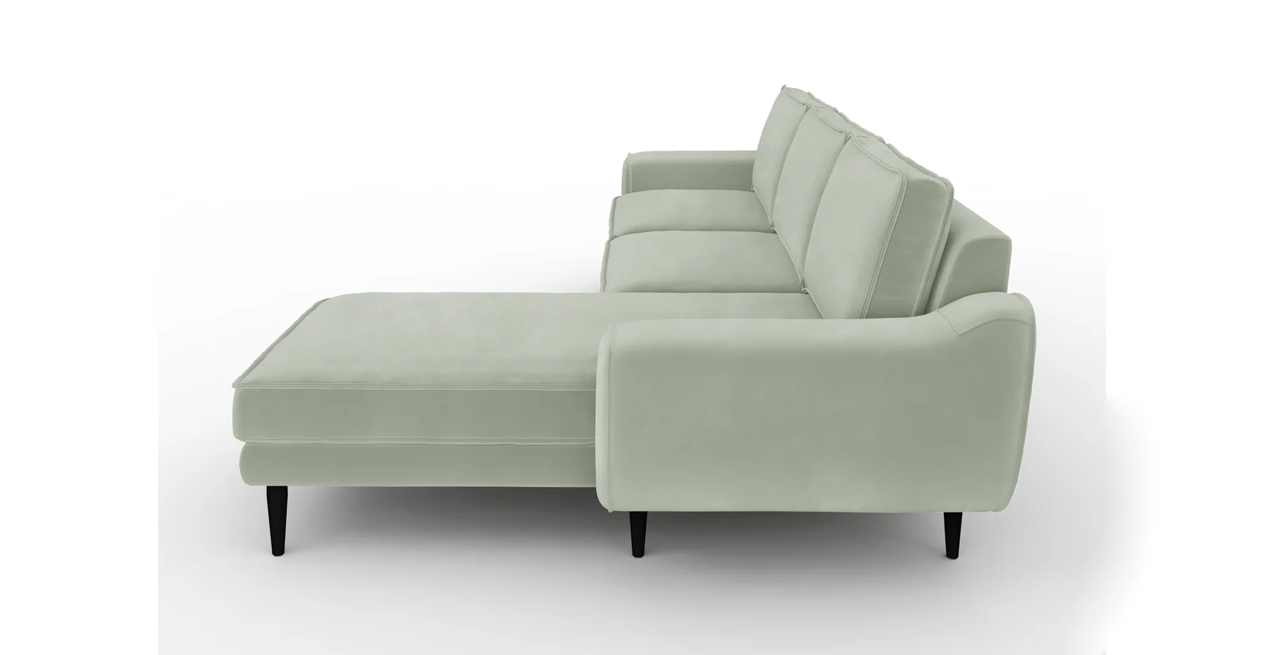Klem 306 x 171 Köşe Ahşap Ayak - Kadife - Image 73