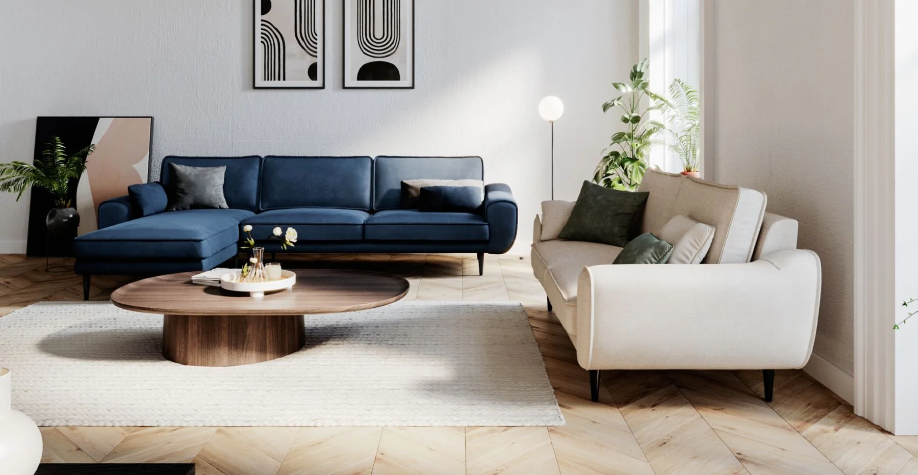 Klem 306 x 171 Köşe Ahşap Ayak - Kadife - Image 75