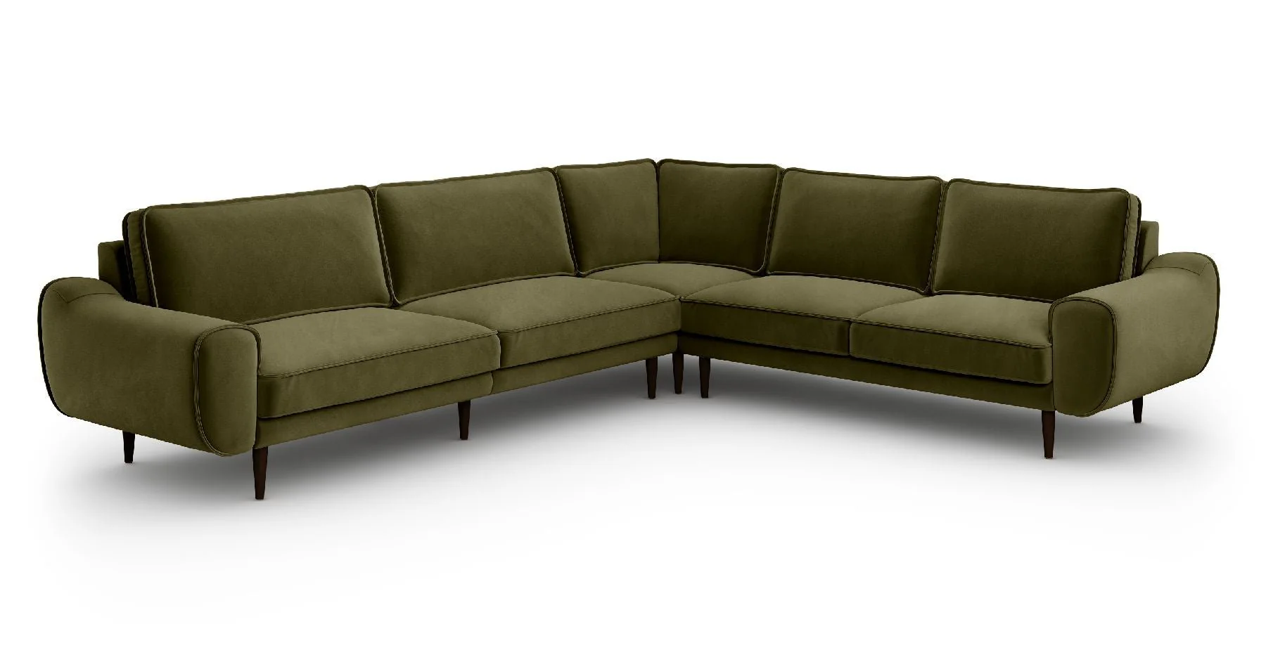 Klem 310 x 264 Köşe Ahşap Ayak - Kadife - Image 4