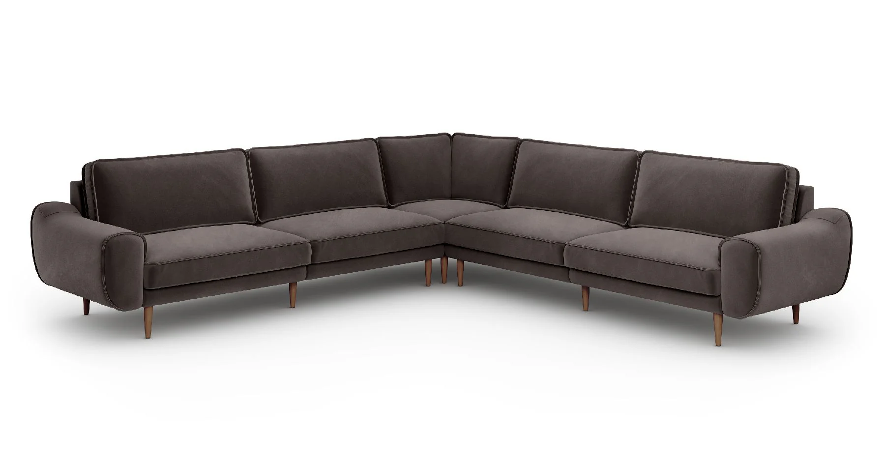 Klem 310 x 310 Köşe Ahşap Ayak - Kadife - Image 13