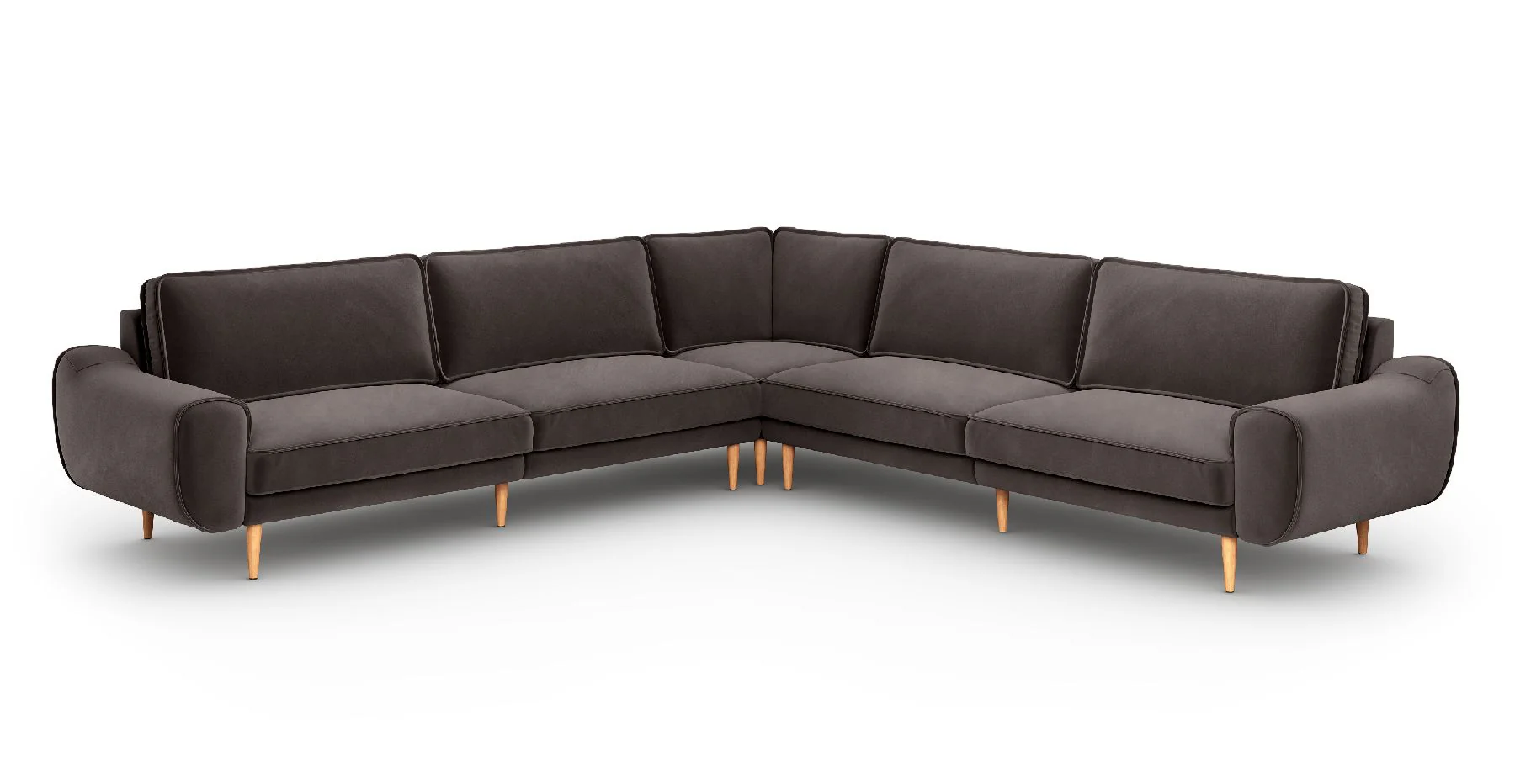 Klem 310 x 310 Köşe Ahşap Ayak - Kadife - Image 14