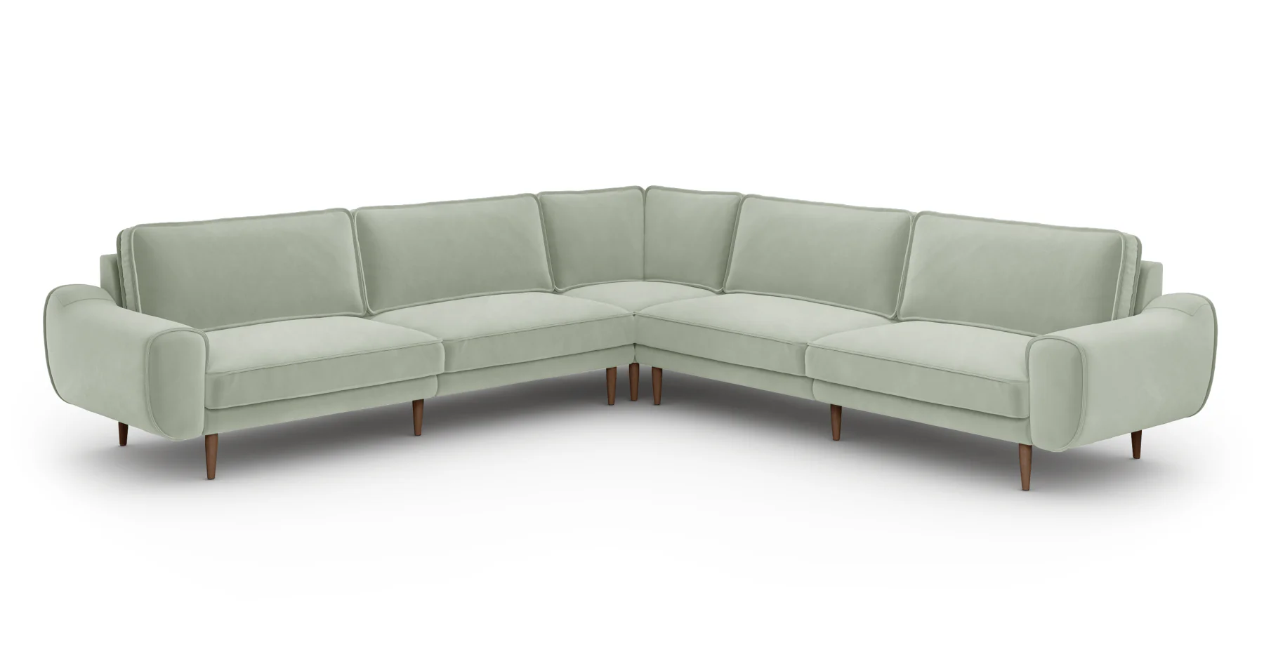 Klem 310 x 310 Köşe Ahşap Ayak - Kadife - Image 19