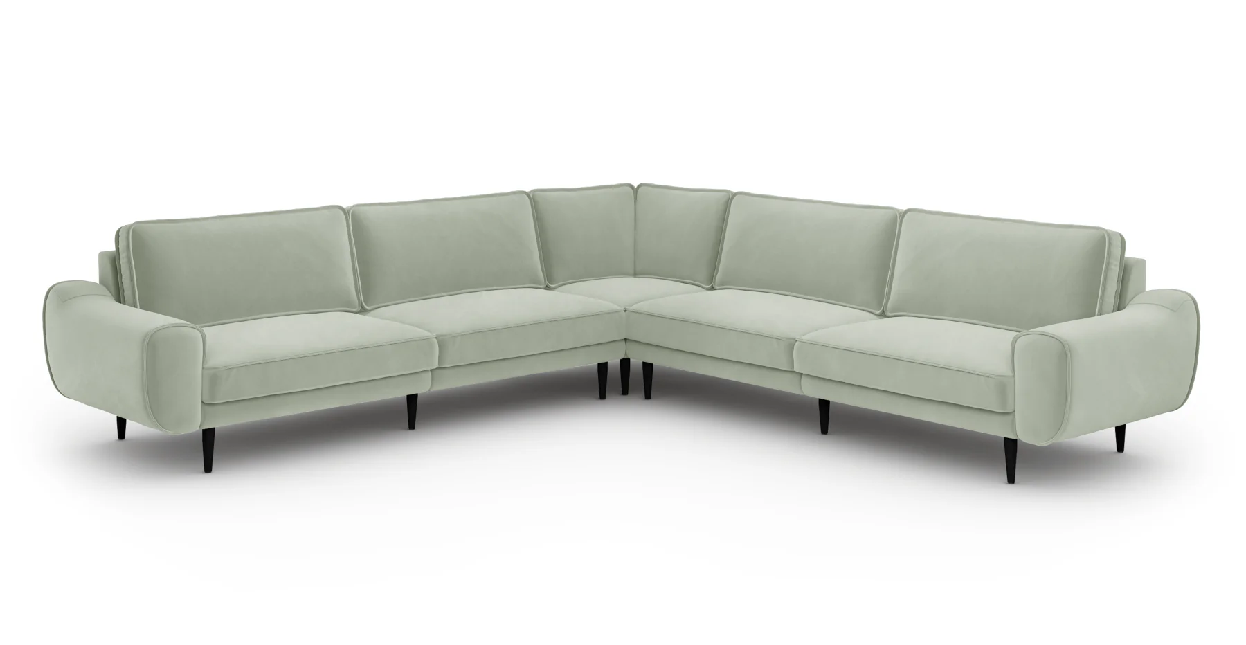 Klem 310 x 310 Köşe Ahşap Ayak - Kadife - Image 21