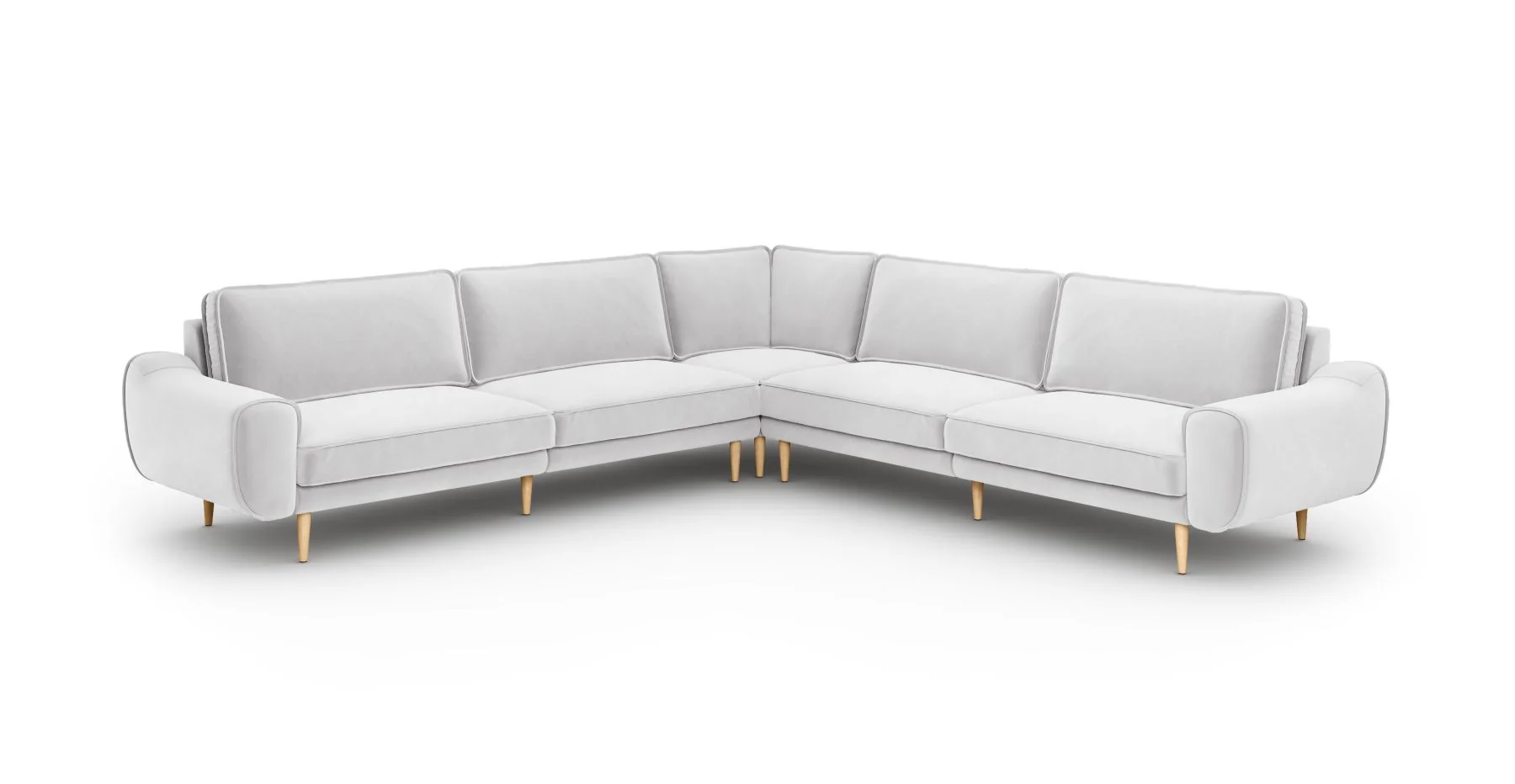 Klem 310 x 310 Köşe Ahşap Ayak - Kadife - Image 23