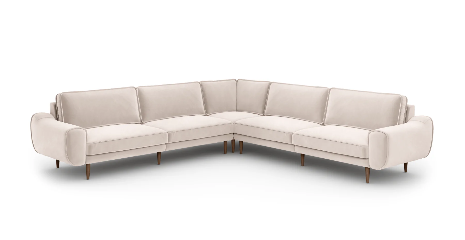 Klem 310 x 310 Köşe Ahşap Ayak - Kadife - Image 33