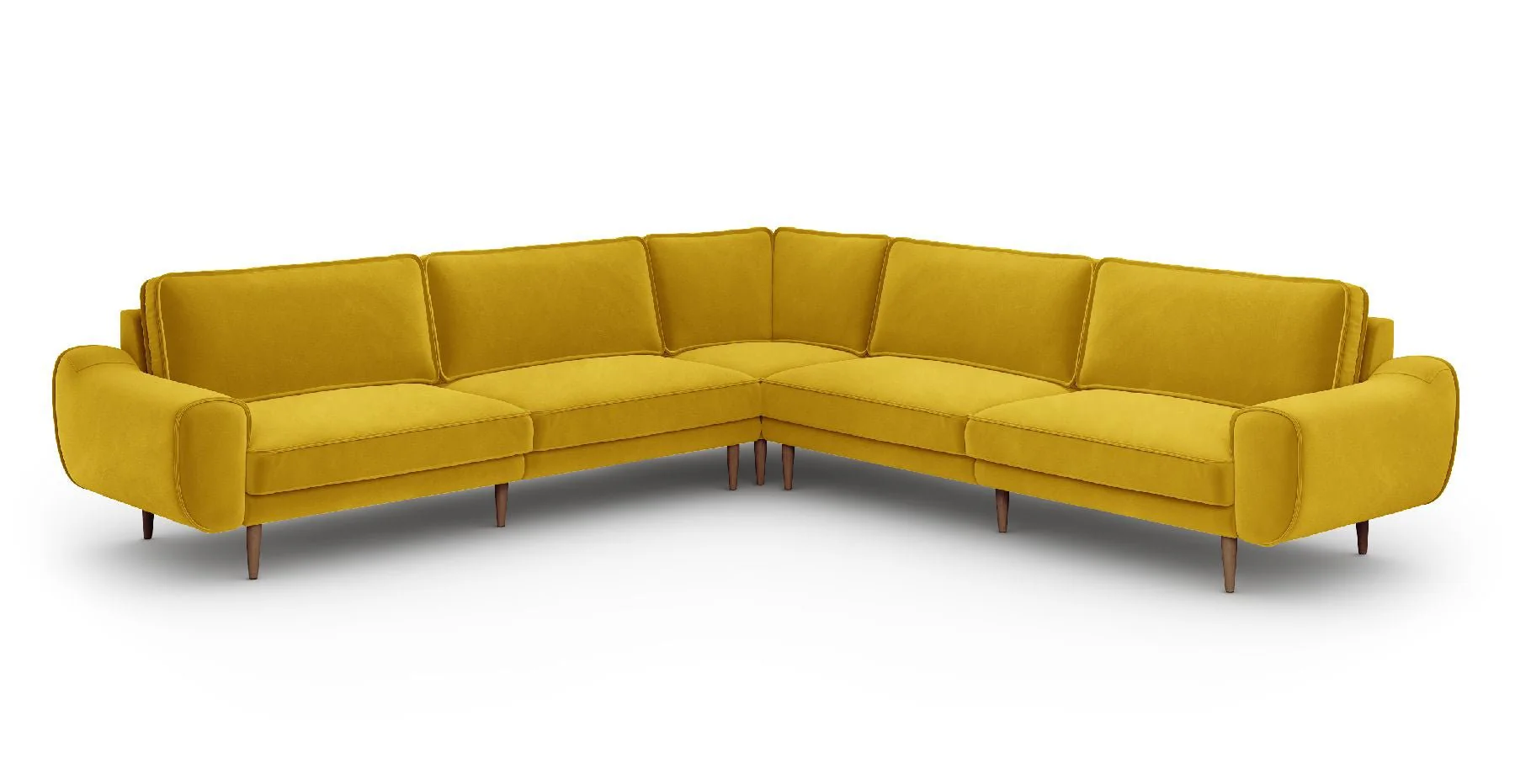 Klem 310 x 310 Köşe Ahşap Ayak - Kadife - Image 7