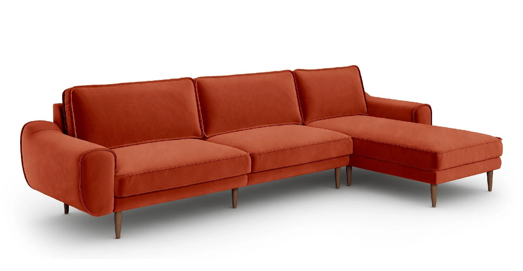 Klem 326 x 171 Köşe Ahşap Ayak - Kadife - Image 11