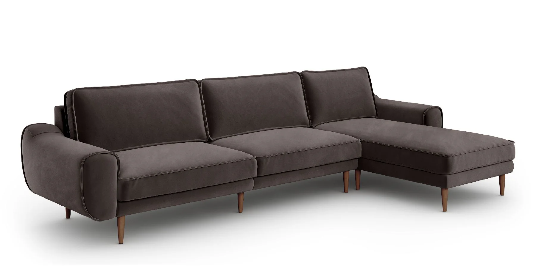 Klem 326 x 171 Köşe Ahşap Ayak - Kadife - Image 13