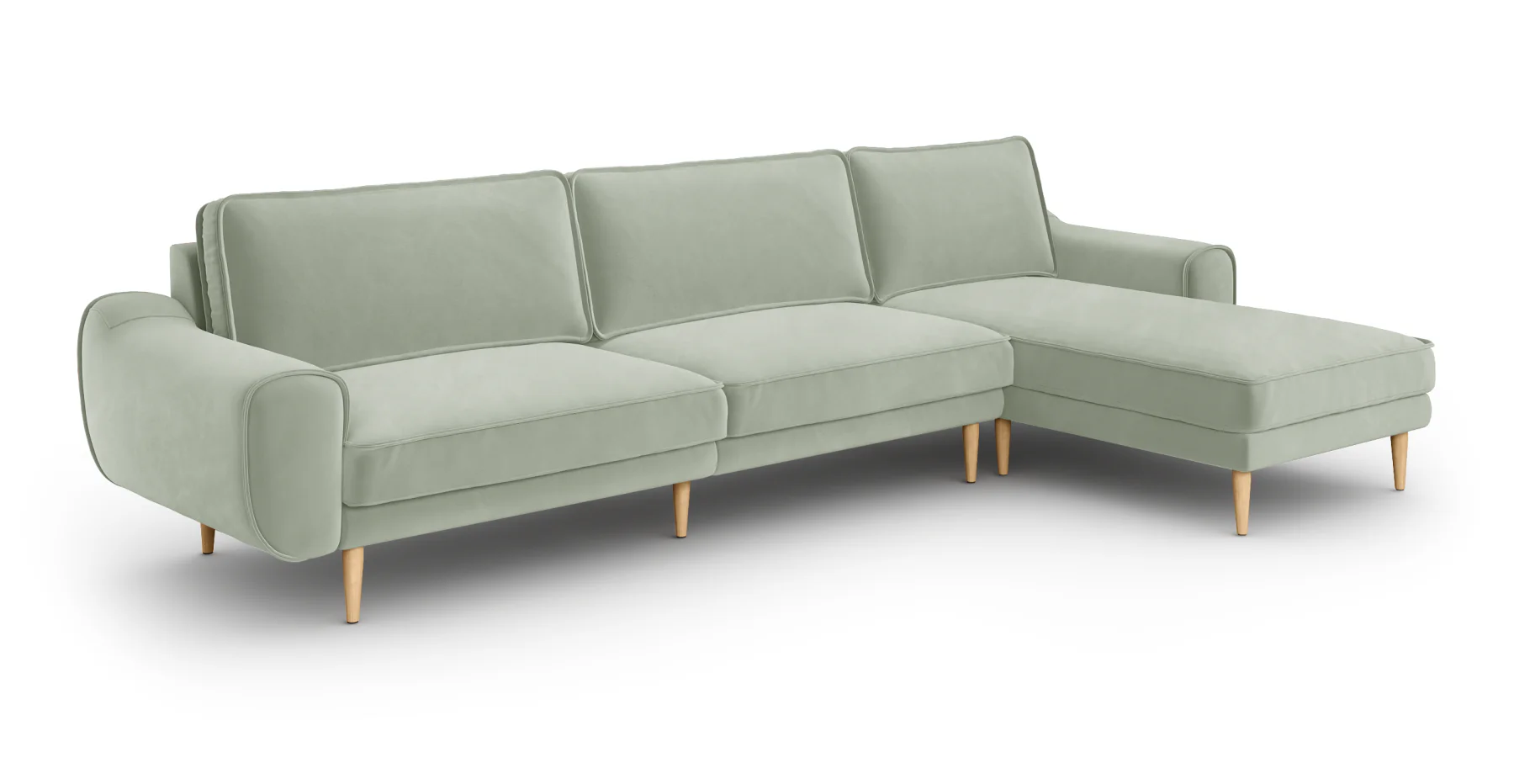 Klem 326 x 171 Köşe Ahşap Ayak - Kadife - Image 20