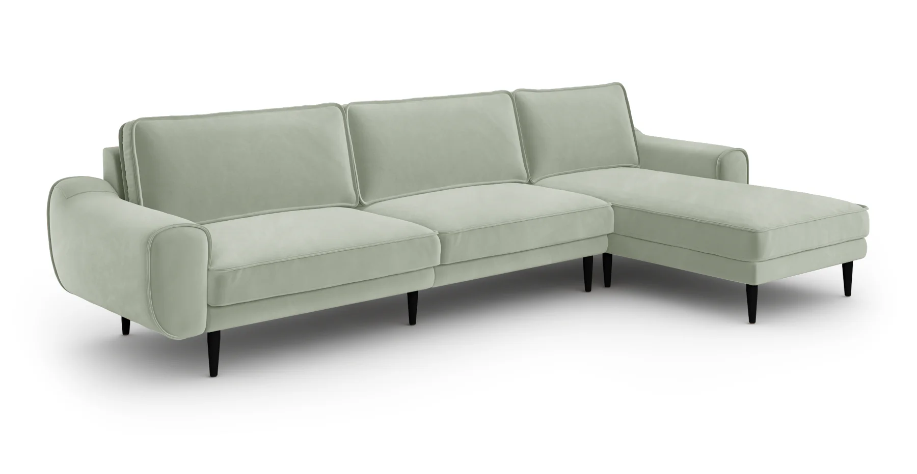 Klem 326 x 171 Köşe Ahşap Ayak - Kadife - Image 21