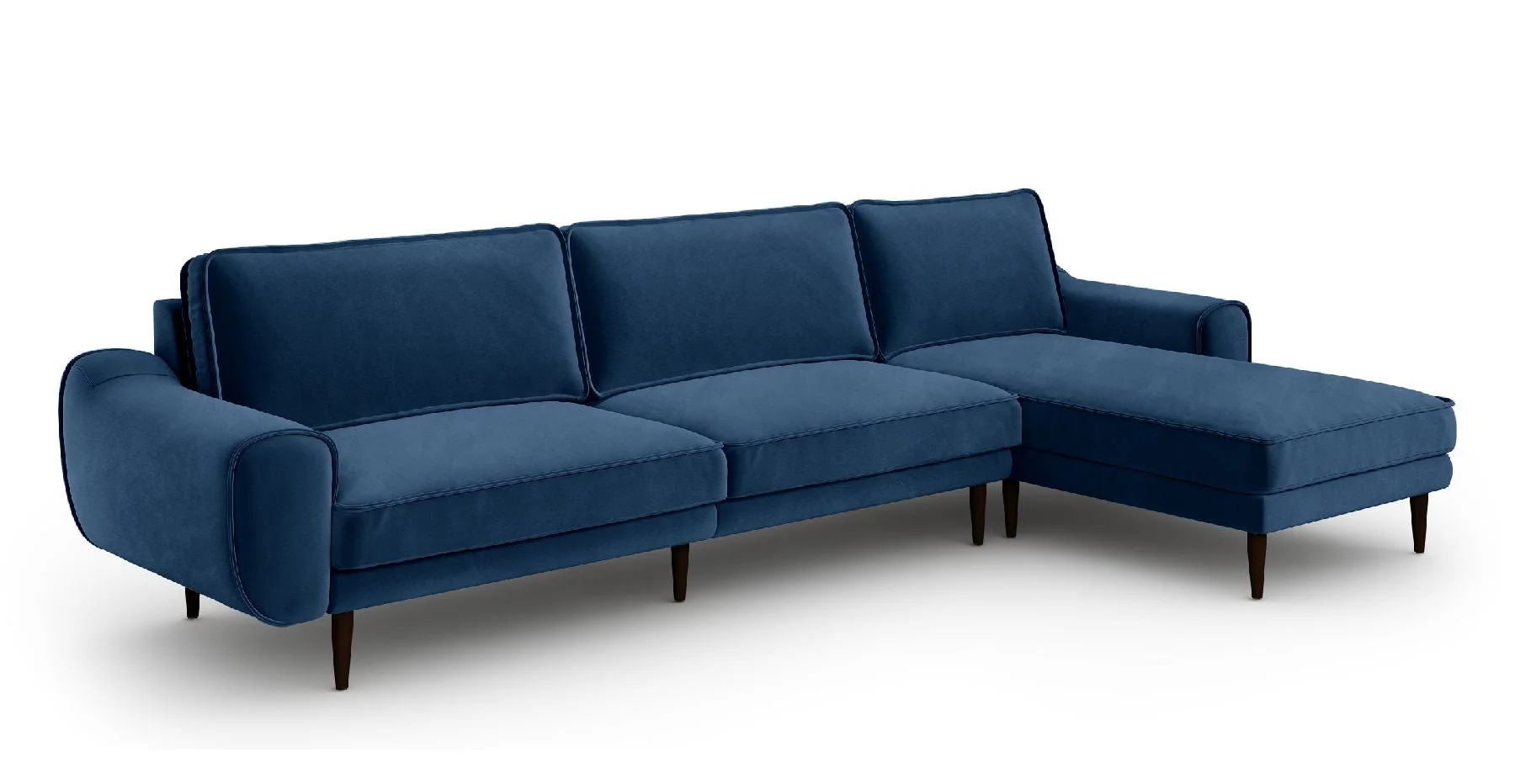 Klem 326 x 171 Köşe Ahşap Ayak - Kadife - Image 3