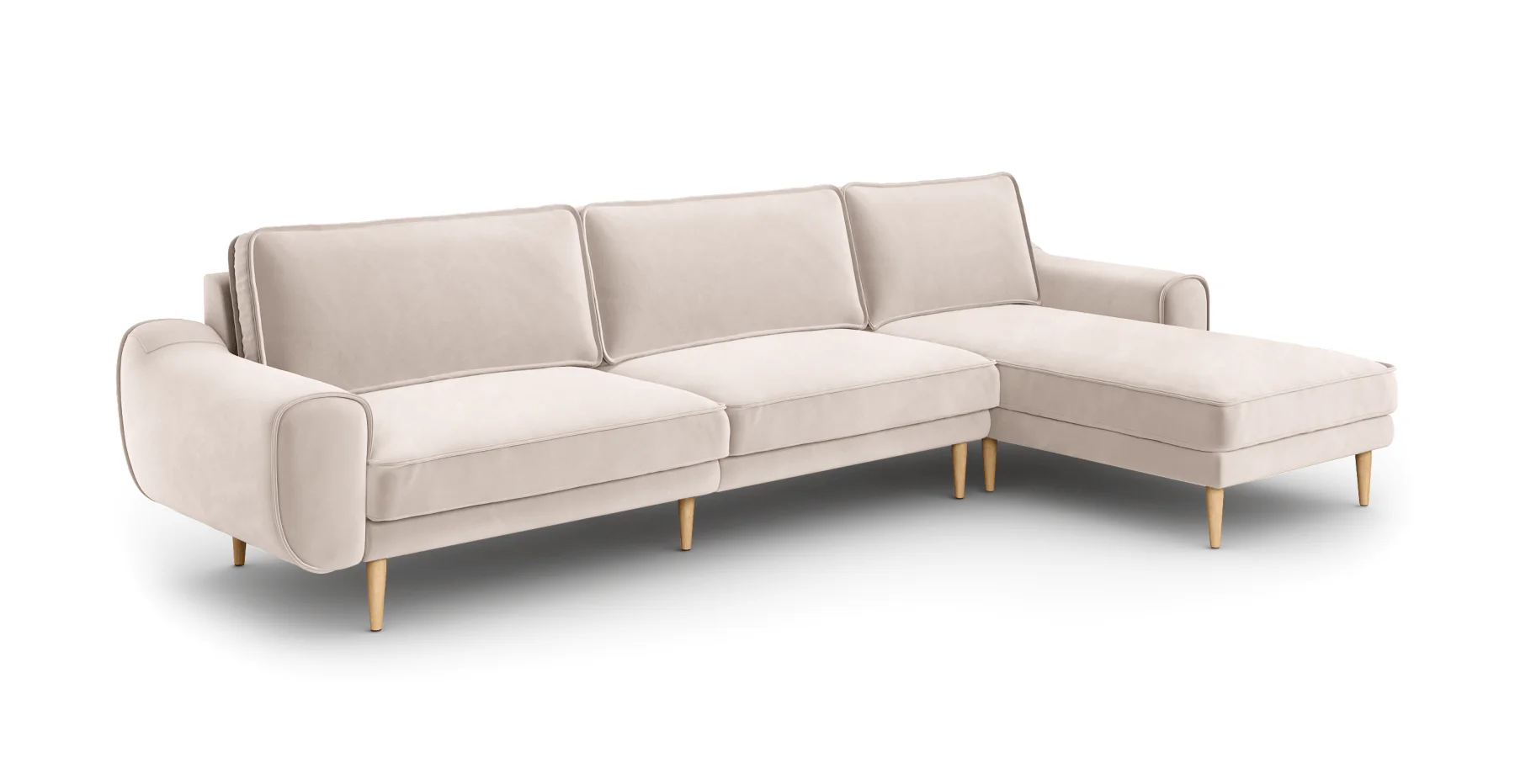 Klem 326 x 171 Köşe Ahşap Ayak - Kadife - Image 34