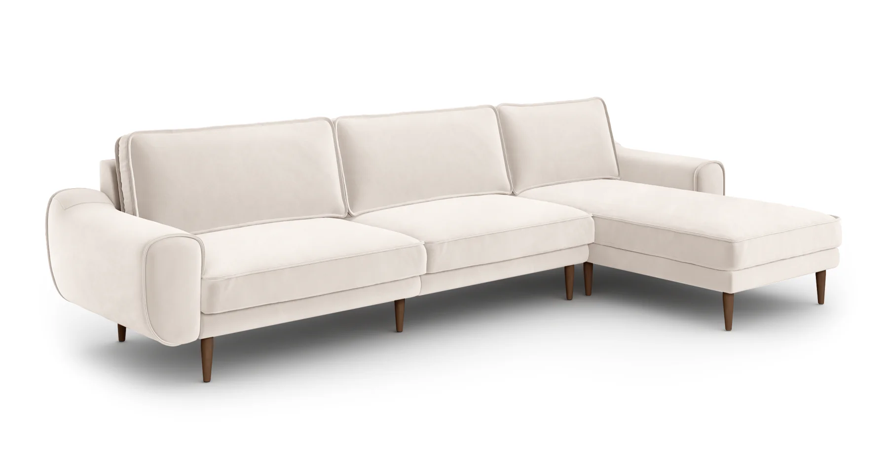 Klem 326 x 171 Köşe Ahşap Ayak - Kadife - Image 37