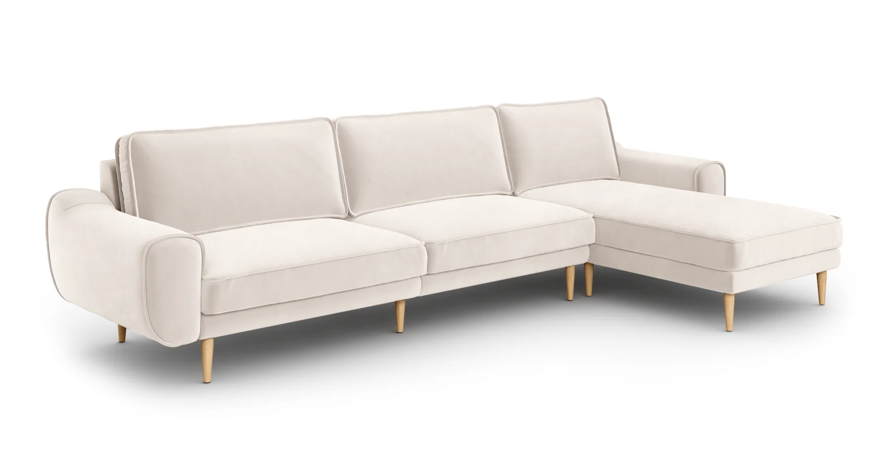 Klem 326 x 171 Köşe Ahşap Ayak - Kadife - Image 38