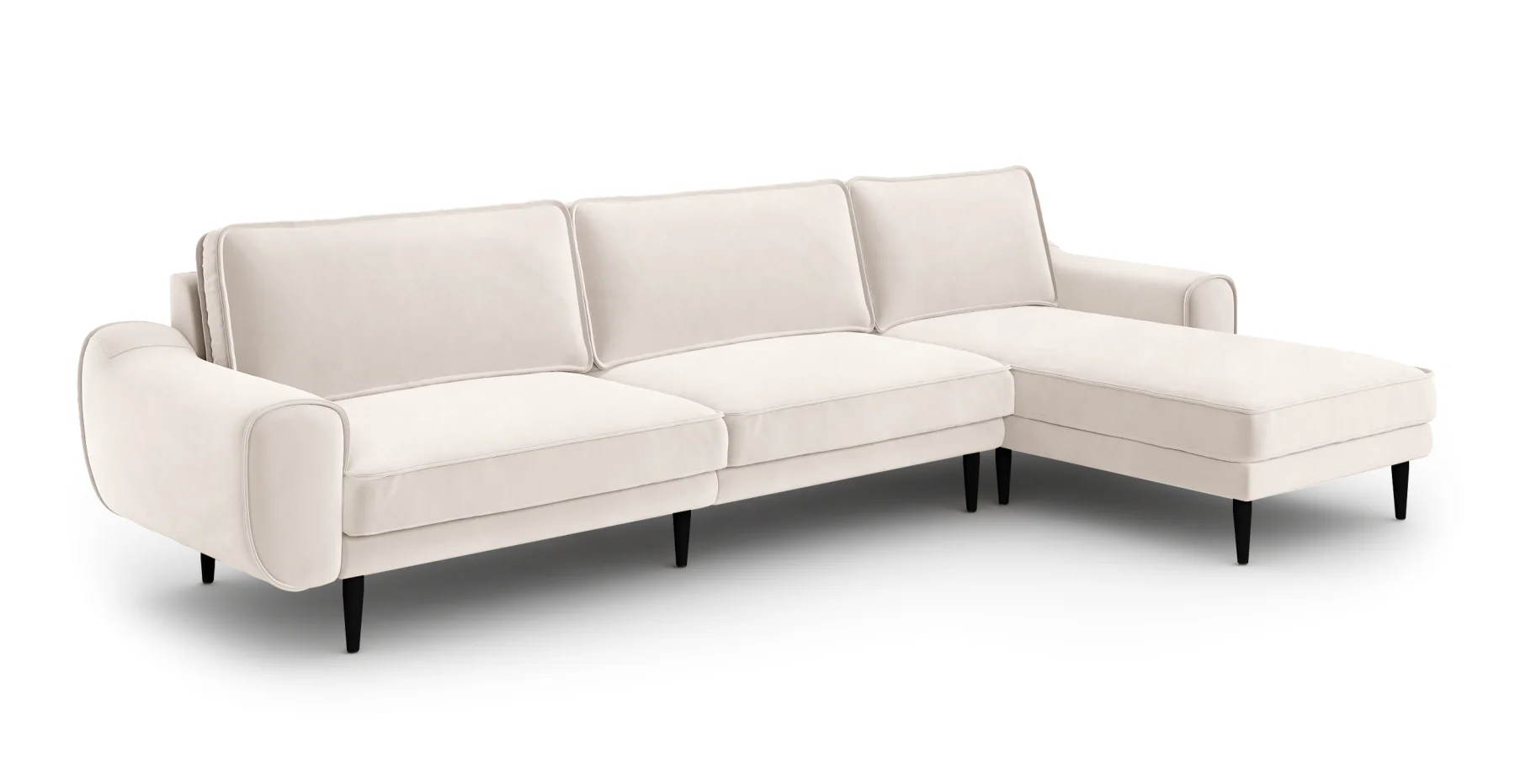 Klem 326 x 171 Köşe Ahşap Ayak - Kadife - Image 39