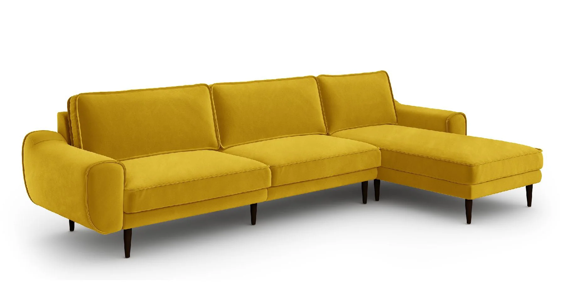 Klem 326 x 171 Köşe Ahşap Ayak - Kadife - Image 9