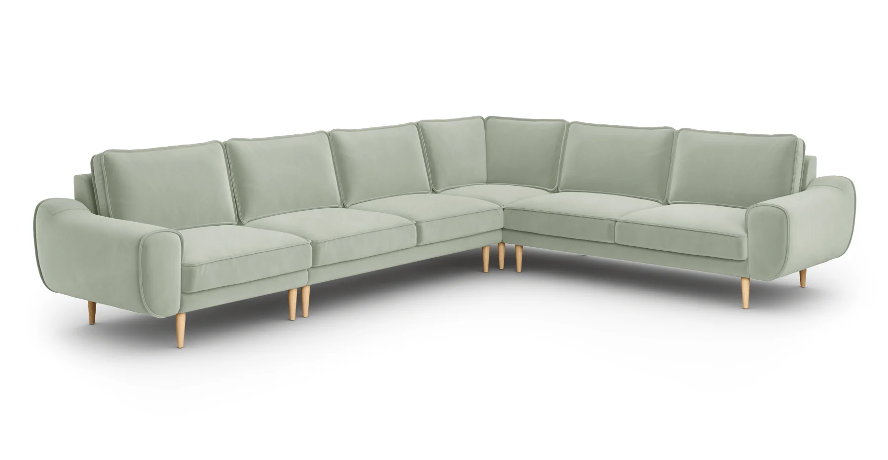 Klem 341 x 264 Köşe Ahşap Ayak - Kadife - Image 21