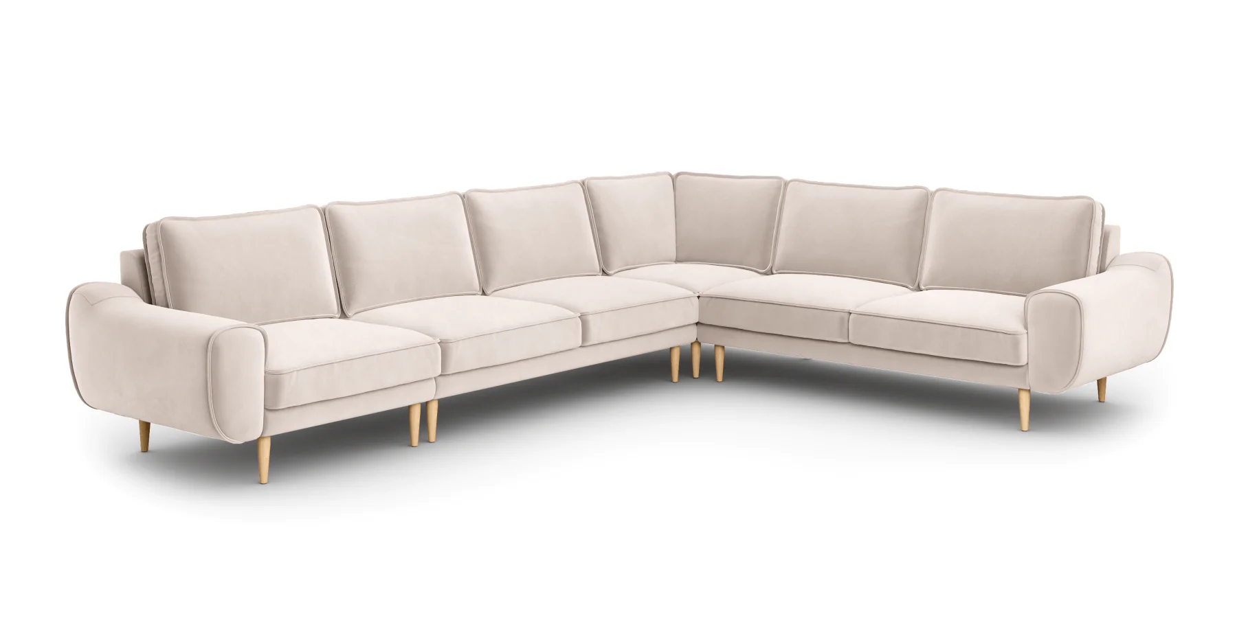 Klem 341 x 264 Köşe Ahşap Ayak - Kadife - Image 34