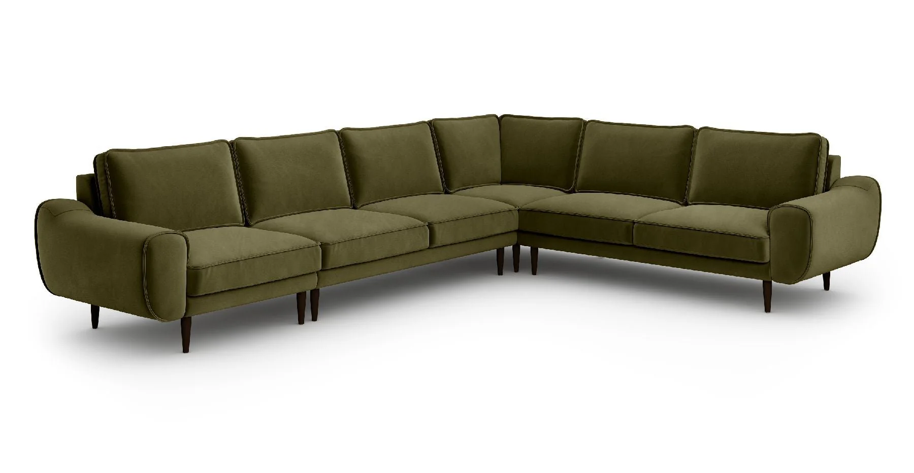 Klem 341 x 264 Köşe Ahşap Ayak - Kadife - Image 7