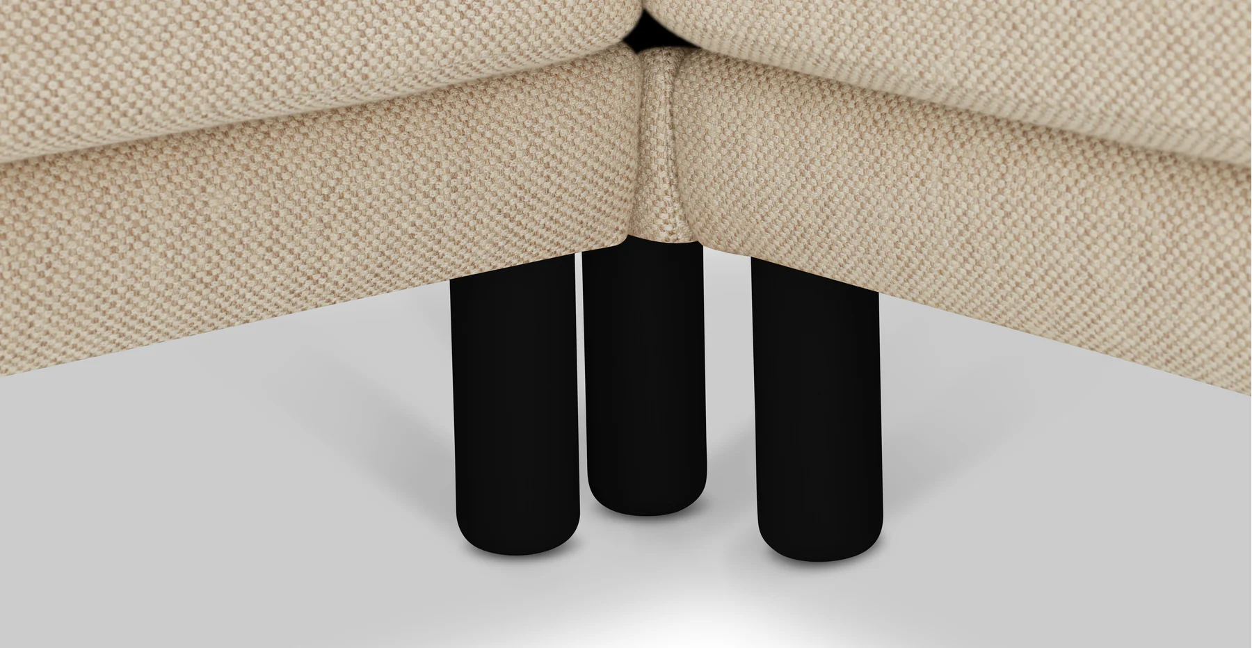 Klem 346 x 290 Köşe Silindir Ahşap Ayak - Doğal Doku - Image 31
