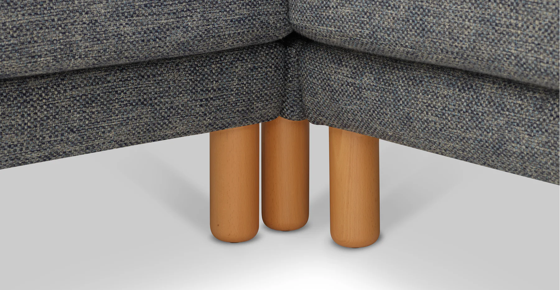 Klem 346 x 290 Köşe Silindir Ahşap Ayak - Doğal Doku - Image 36