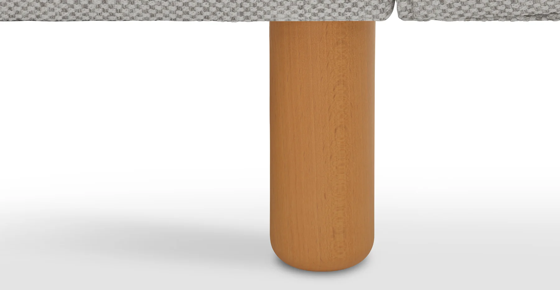 Klem 346 x 290 Köşe Silindir Ahşap Ayak - Doğal Doku - Image 6