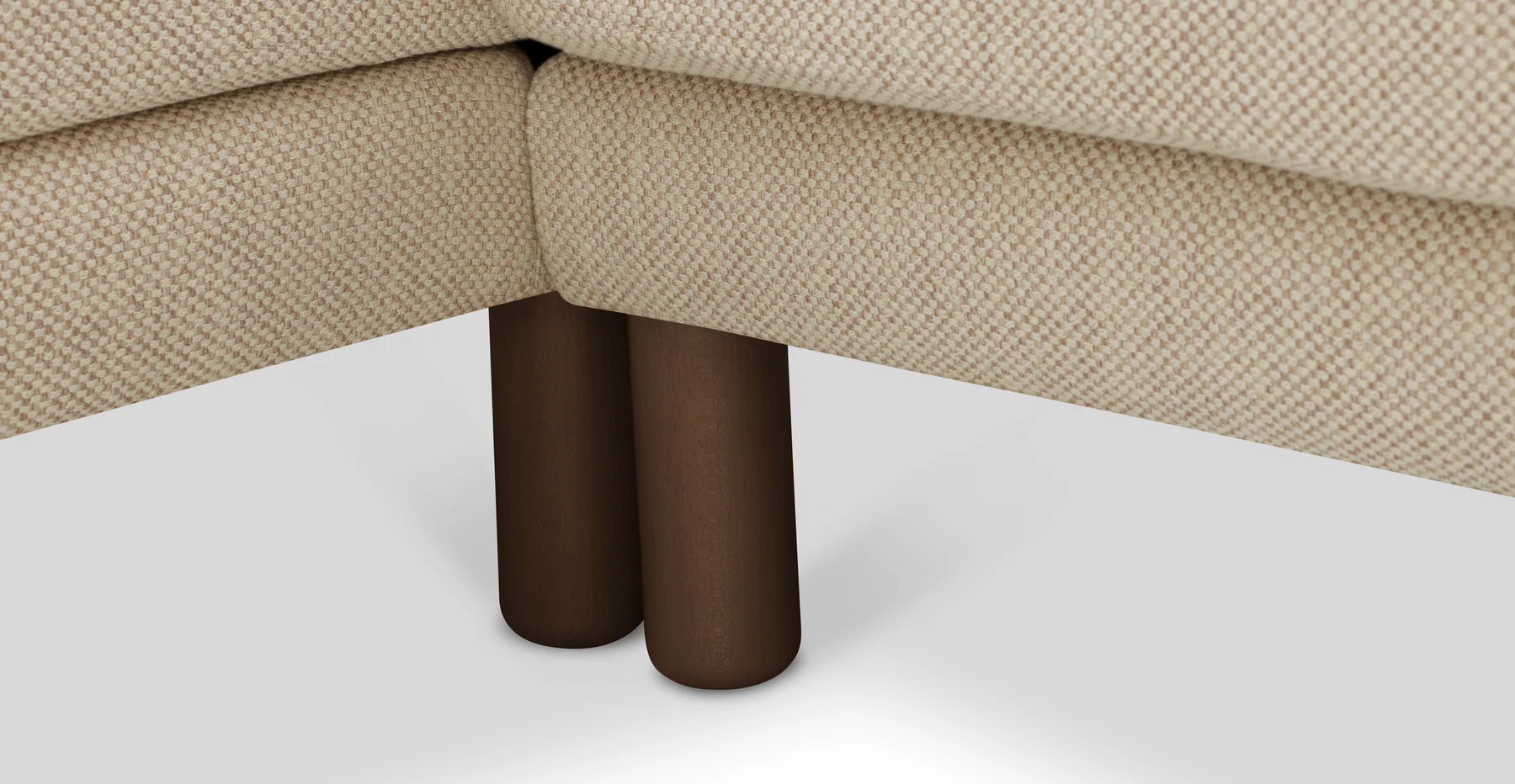 Klem 346 x 290 Köşe Silindir Ahşap Ayak - Doğal Doku - Image 61