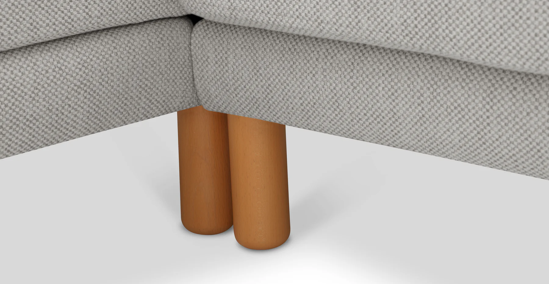 Klem 346 x 290 Köşe Silindir Ahşap Ayak - Doğal Doku - Image 65