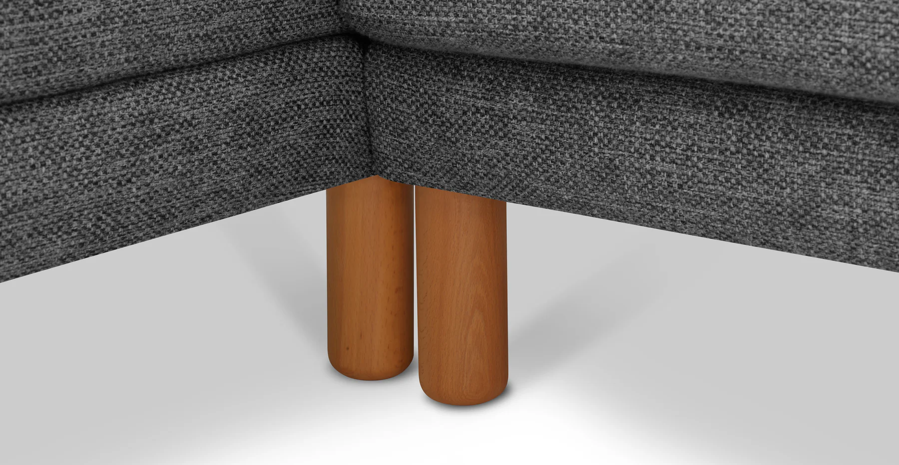 Klem 346 x 290 Köşe Silindir Ahşap Ayak - Doğal Doku - Image 71