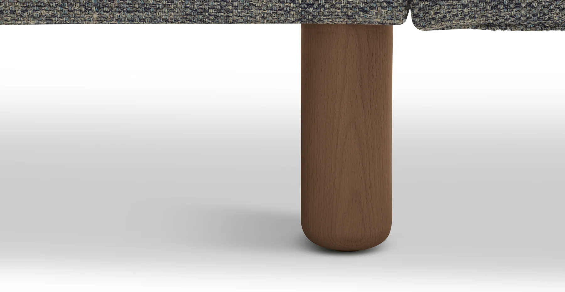 Klem 346 x 290 Köşe Silindir Ahşap Ayak - Doğal Doku - Image 8