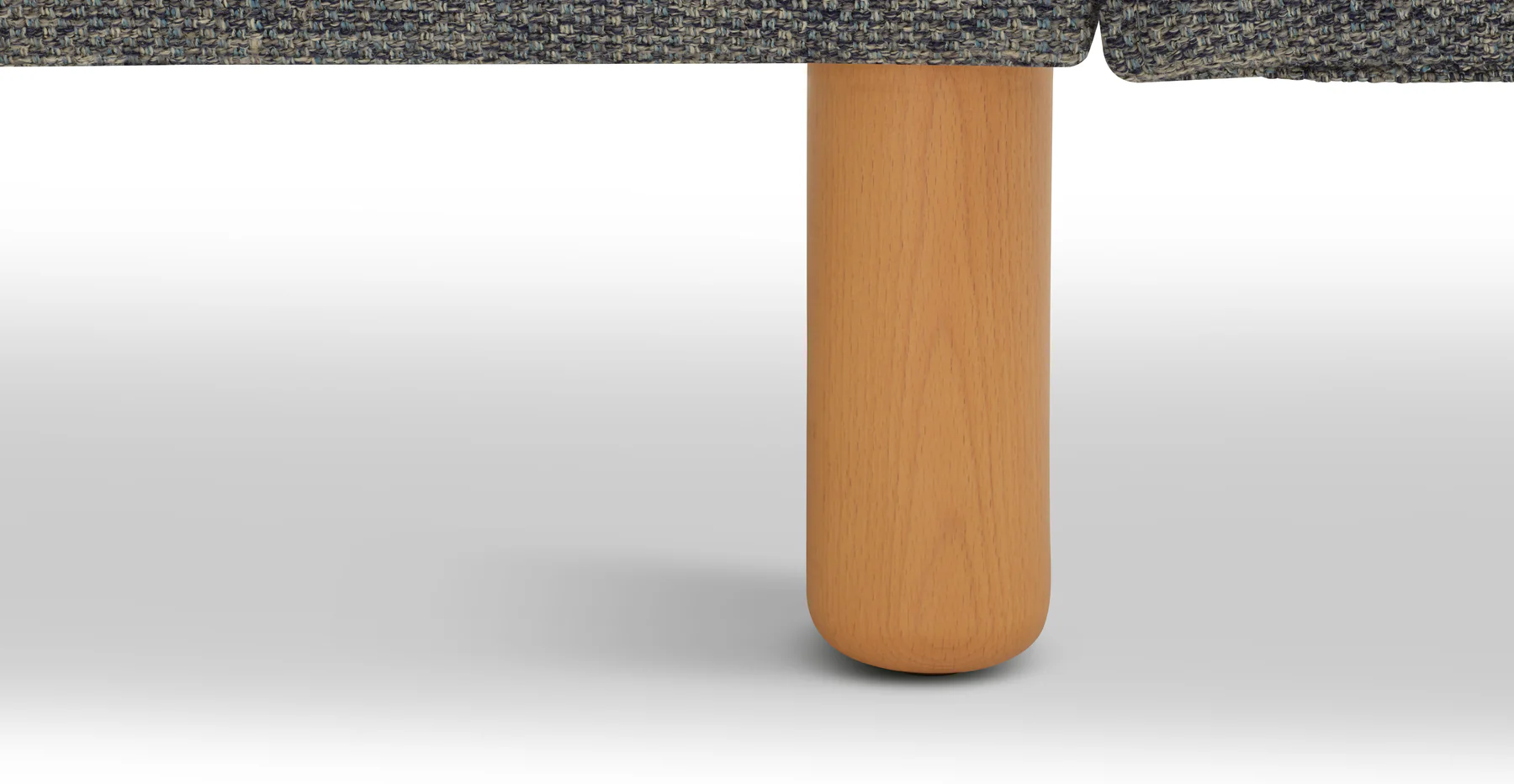 Klem 346 x 290 Köşe Silindir Ahşap Ayak - Doğal Doku - Image 9