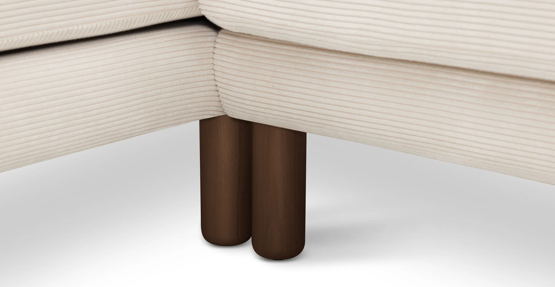 Klem 346 x 290 Köşe Silindir Ahşap Ayak - Fitilli Kadife - Image 108