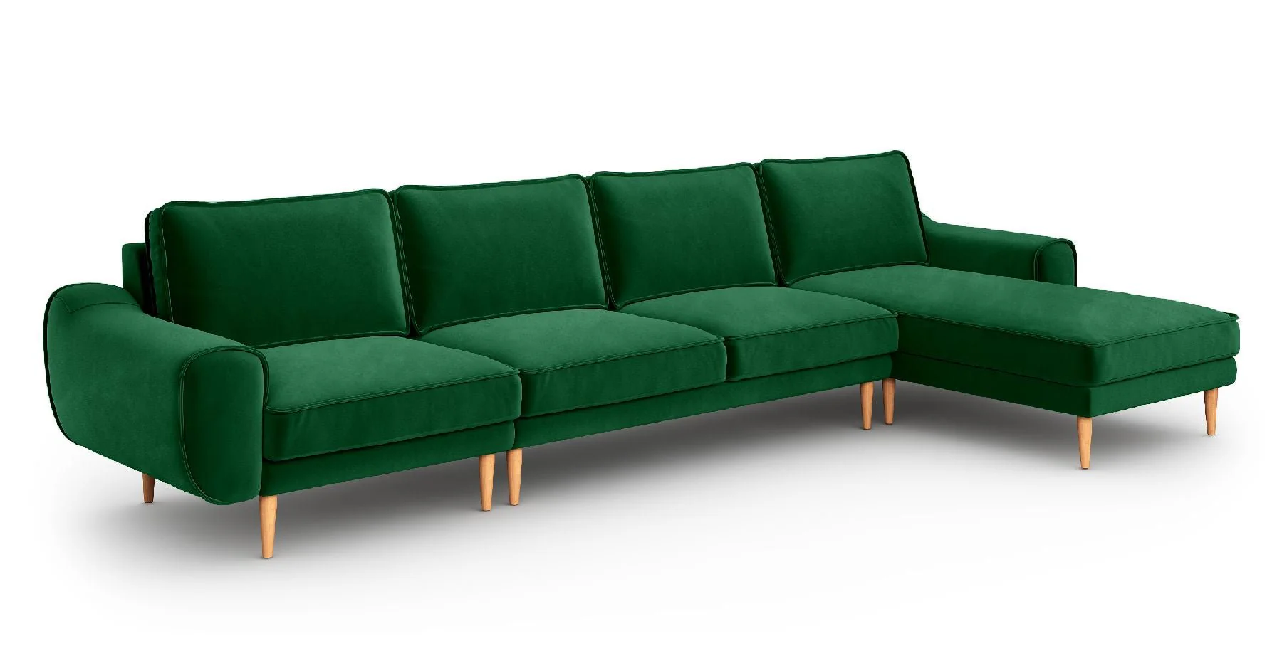 Klem 357 x 171 Köşe Ahşap Ayak - Kadife - Image 17