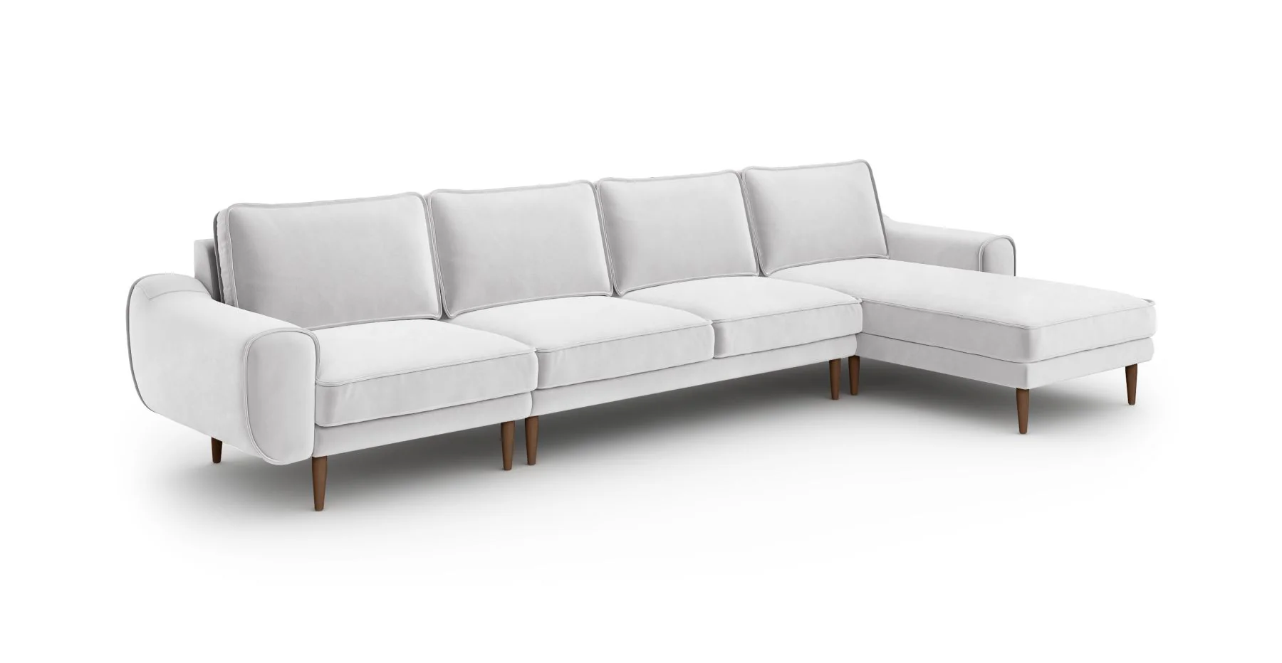 Klem 357 x 171 Köşe Ahşap Ayak - Kadife - Image 22