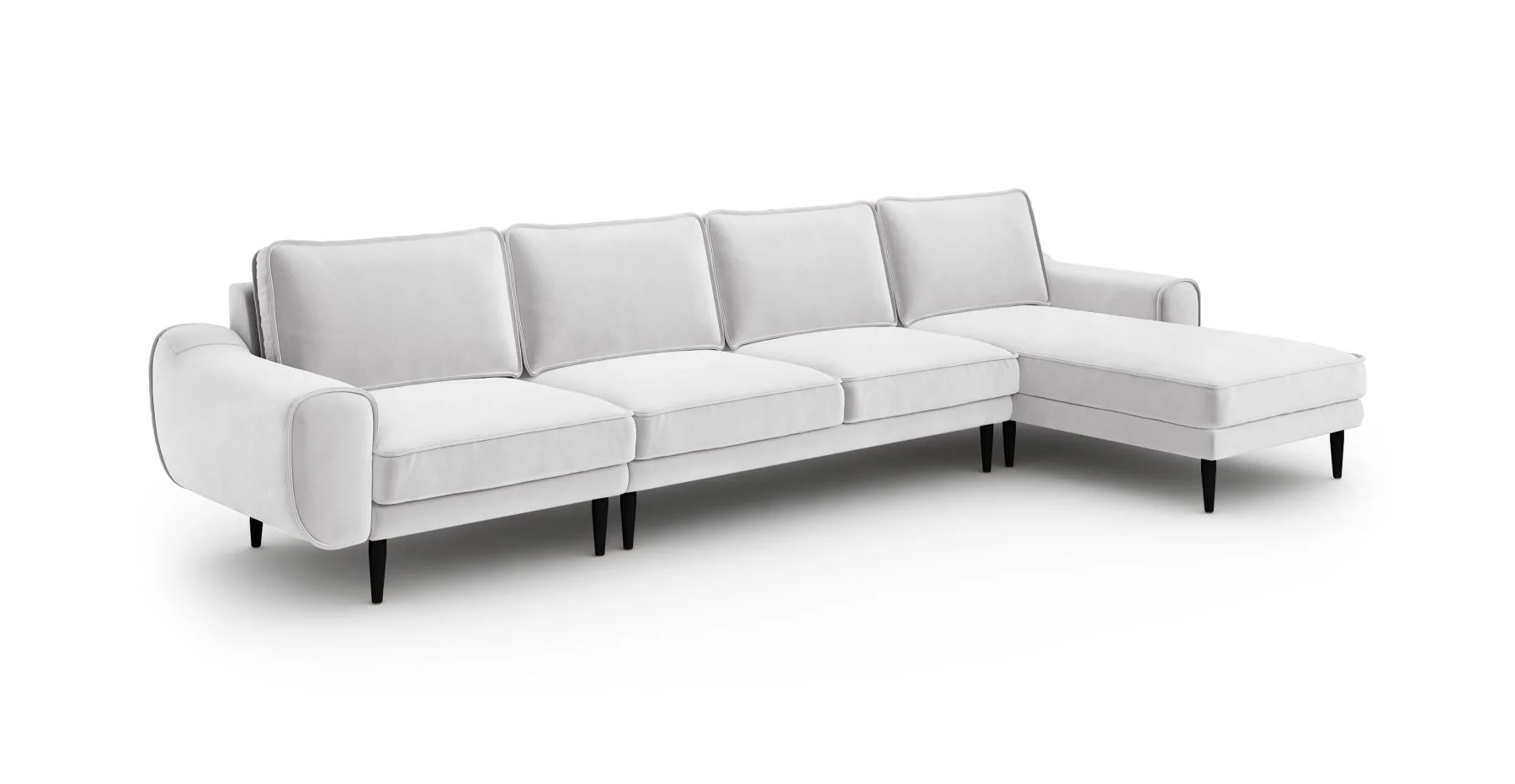 Klem 357 x 171 Köşe Ahşap Ayak - Kadife - Image 24