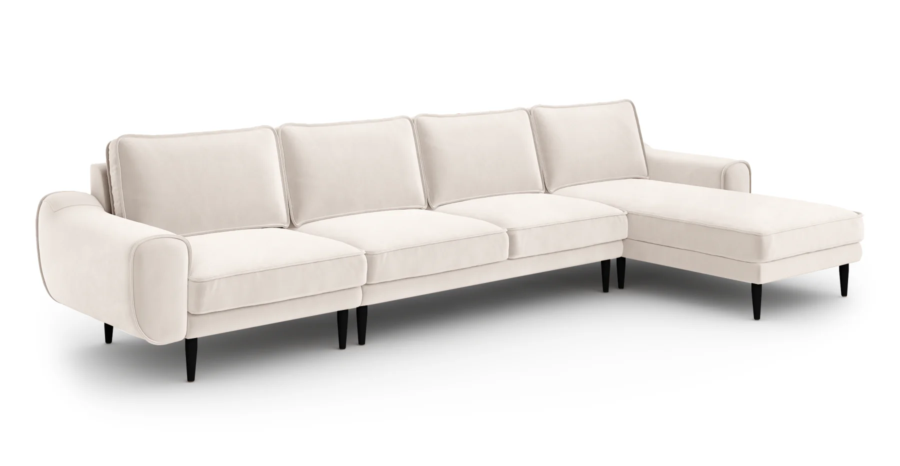 Klem 357 x 171 Köşe Ahşap Ayak - Kadife - Image 39