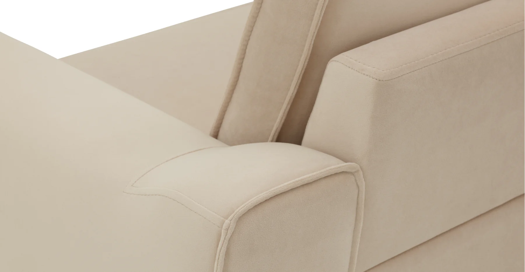 Klem 357 x 171 Köşe Ahşap Ayak - Kadife - Image 87