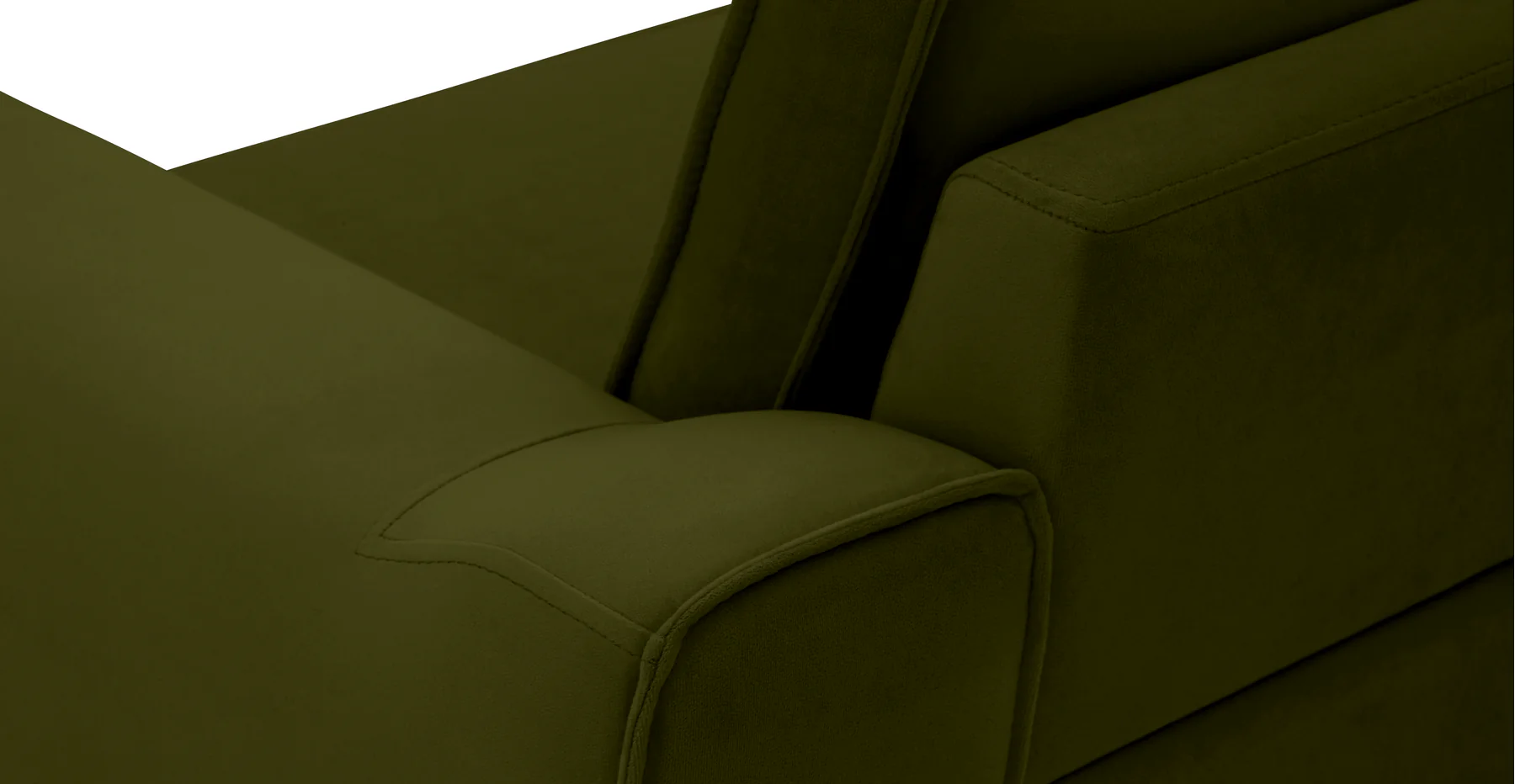 Klem 357 x 171 Köşe Ahşap Ayak - Kadife - Image 90