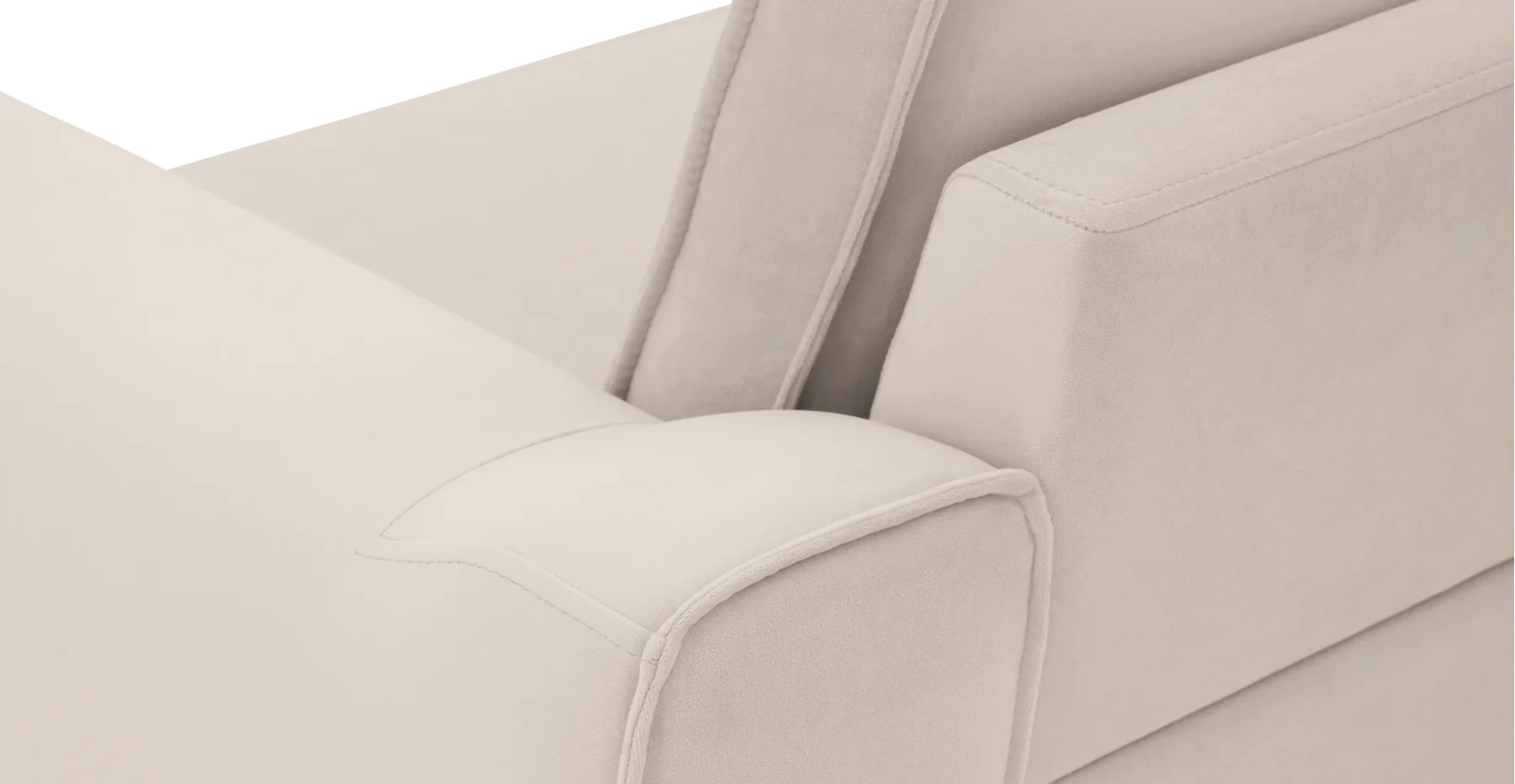 Klem 357 x 171 Köşe Ahşap Ayak - Kadife - Image 94