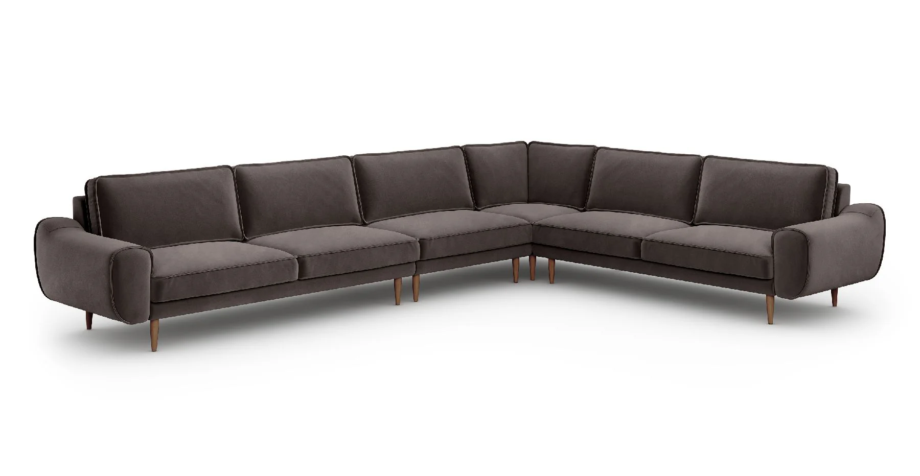 Klem 390 x 290 Köşe Ahşap Ayak - Kadife - Image 14